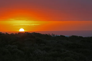 Sonnenuntergang Süd Afrika