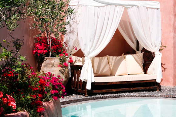Villa Santorini-Luxus in Griechenland-Ferienvilla mit Pool Kykladen-Megalochori