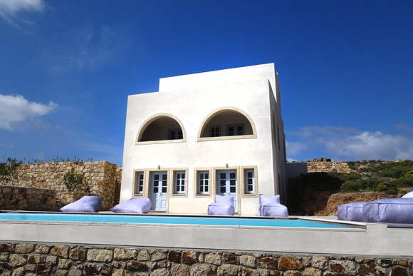 Neue Ferienvilla mit Traum-Meerblick Privatpool Patmos Dodekanes Griechenland