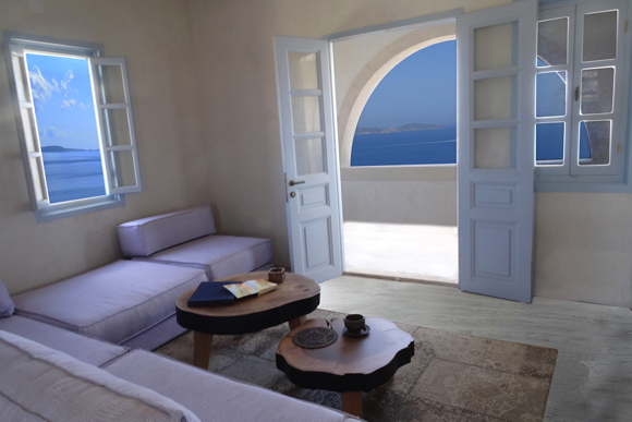 Neue Ferienvilla mit Traum-Meerblick Privatpool Patmos Dodekanes Griechenland