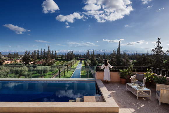 Luxushotel Hotelvillen Suiten Privatpool Marokko Marrakech DOMIZILE REISEN 