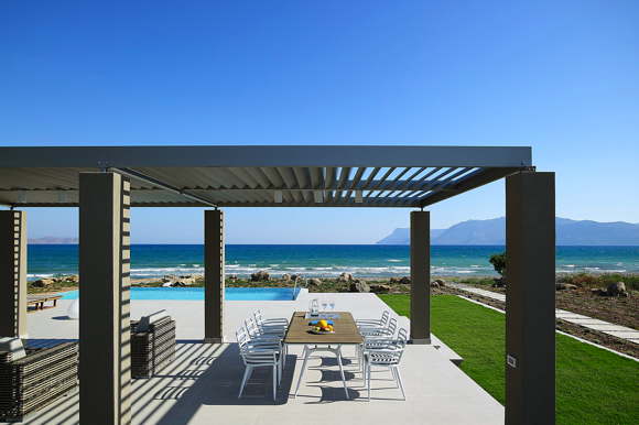 Strandvilla mit Pool-Doppelhaus Ferienvilla am Meer- Griechenland-Kreta-Kissamos