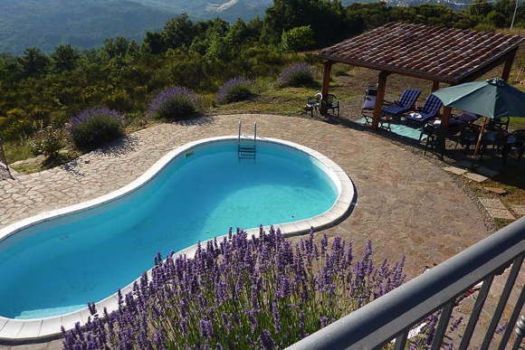 Ferienhaus mit Pool-Ferienvilla in Italien-Toskana–Monte Labro 