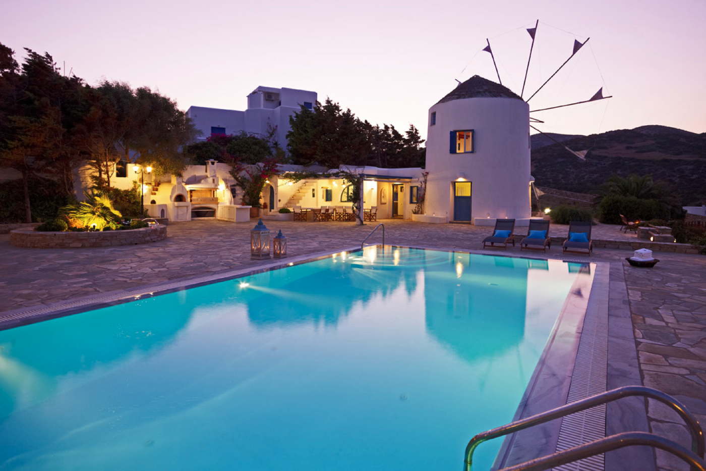 Exklusive Ferienvilla auf Antiparos in Griechenland mit Pool 