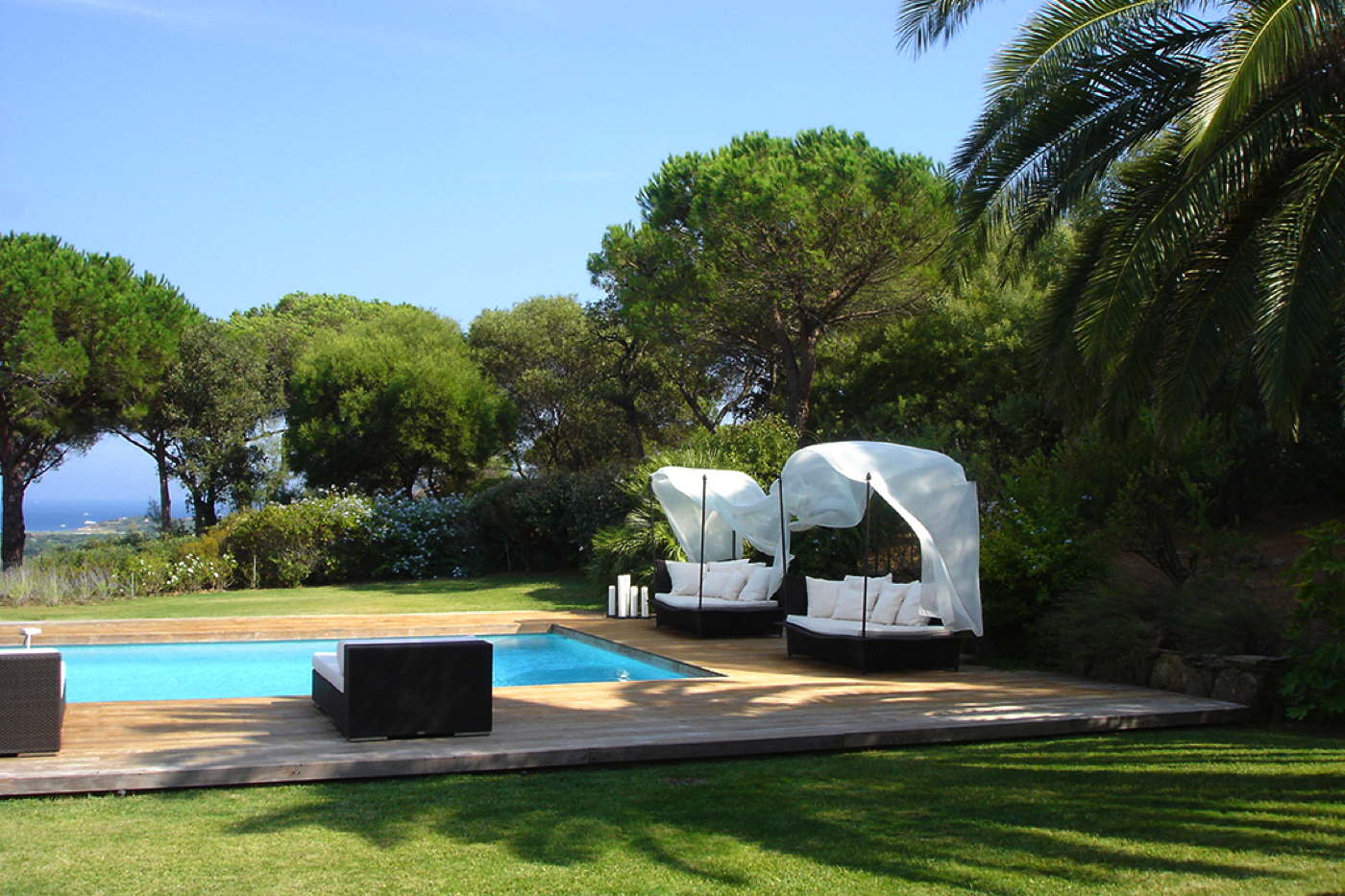 Luxus-Ferienvilla mit Traumblick und Pool Côte d'Azur