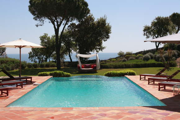 Luxusvillen mit Butlerservice in einem edlen Resort in Ramatuelle Côte d'Azur Frankreich