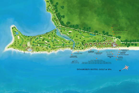 Beachcomber Dinarobin Golf & Spa Villen