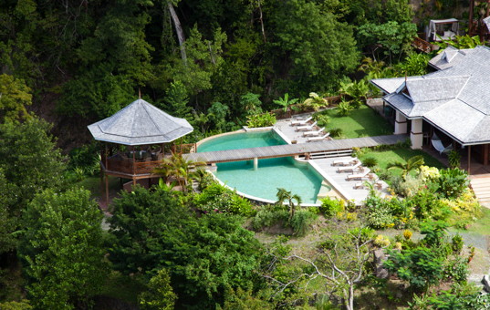 <a href='/holiday-villa/caribbean.html'>CARIBBEAN</a> - Saint Lucia | Marigot Bay - Villa SunSet - 
