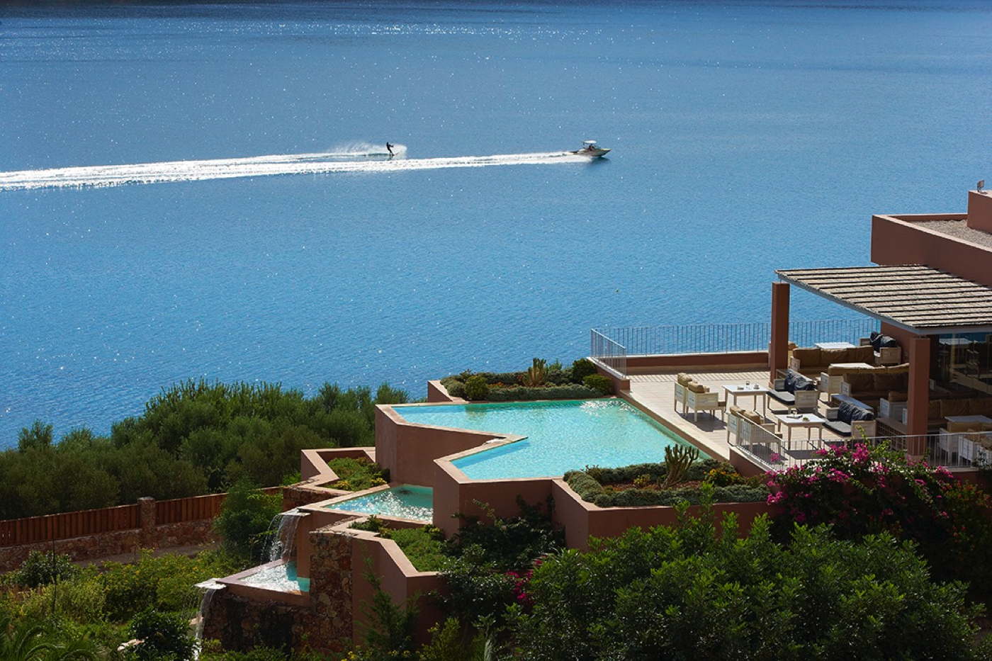 Exklusive Luxusvilla am Meer mit Pool mieten Kreta 
