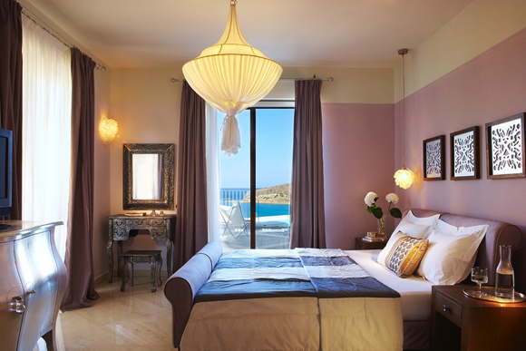 Exklusive Luxusvilla am Meer mit Pool mieten Kreta 

