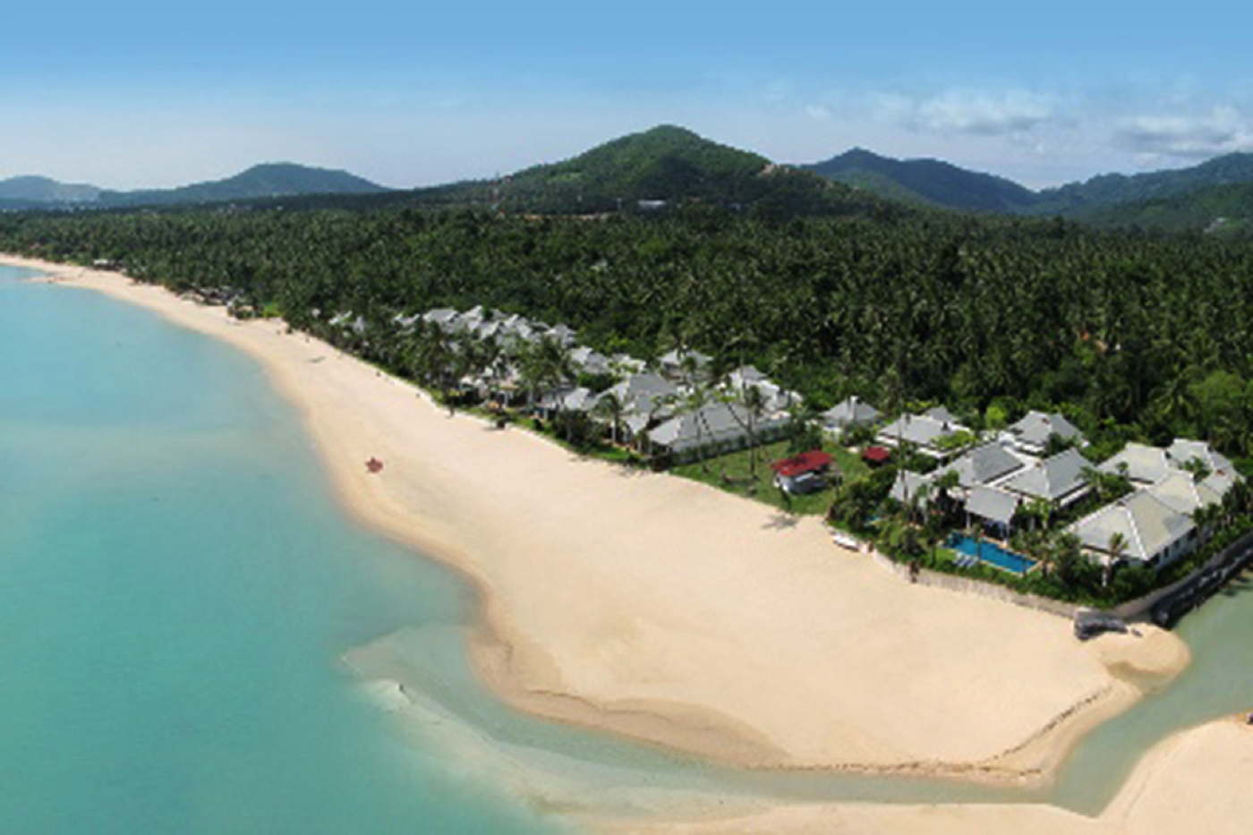 Luxusvilla für große Familien mit Salzwasser Pool auf Koh Samui in Thailand am Koh Phan Ngan Strand