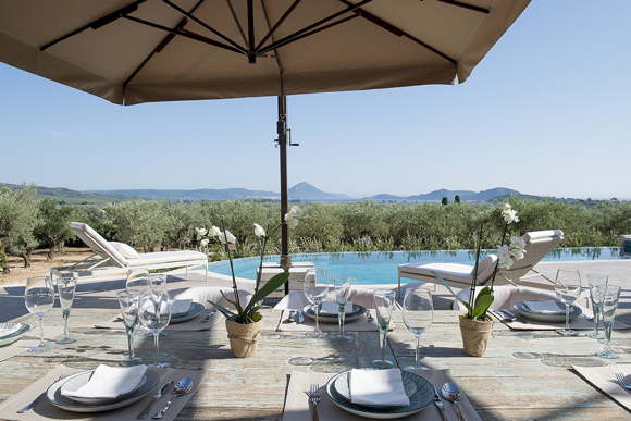 Moderne Designvilla mit Pool in Griechenland-Peloponnes-Gialova