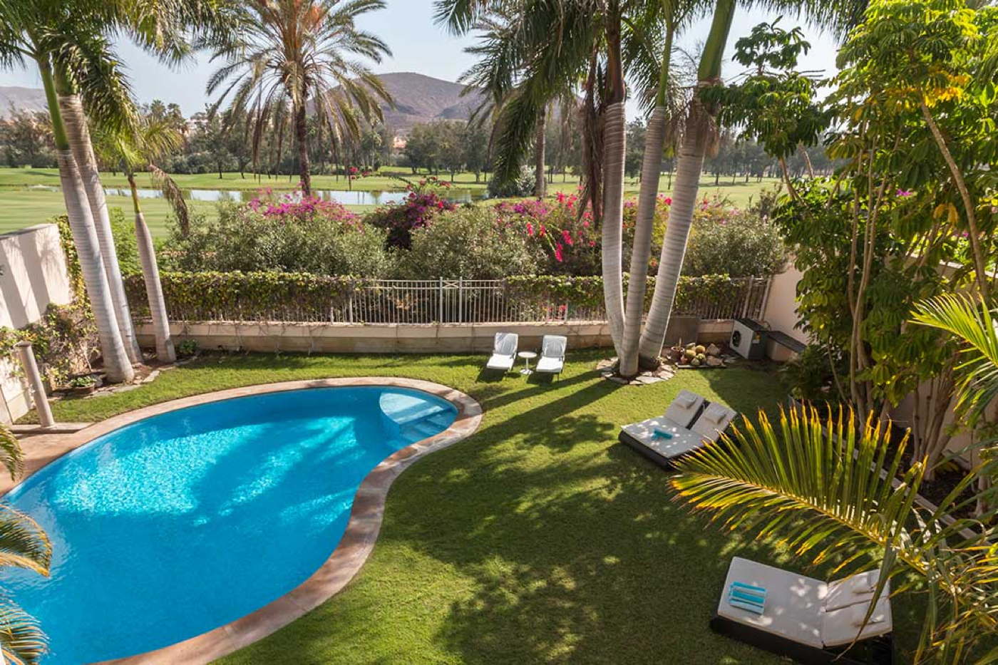Luxusvilla mit Pool am Golfplatz von Las Americas Teneriffa Kanaren Spanien