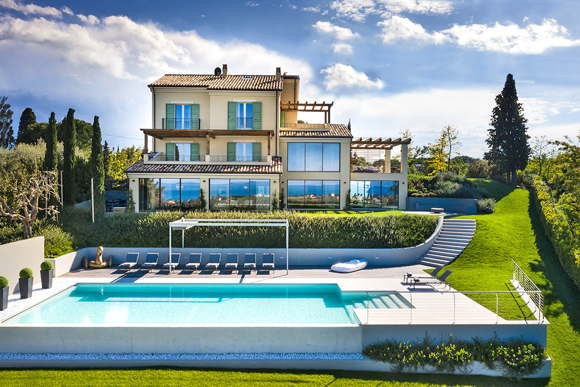 Landhaus-Italien-Marken-Civitanova mit Meerblick-privatem Spa