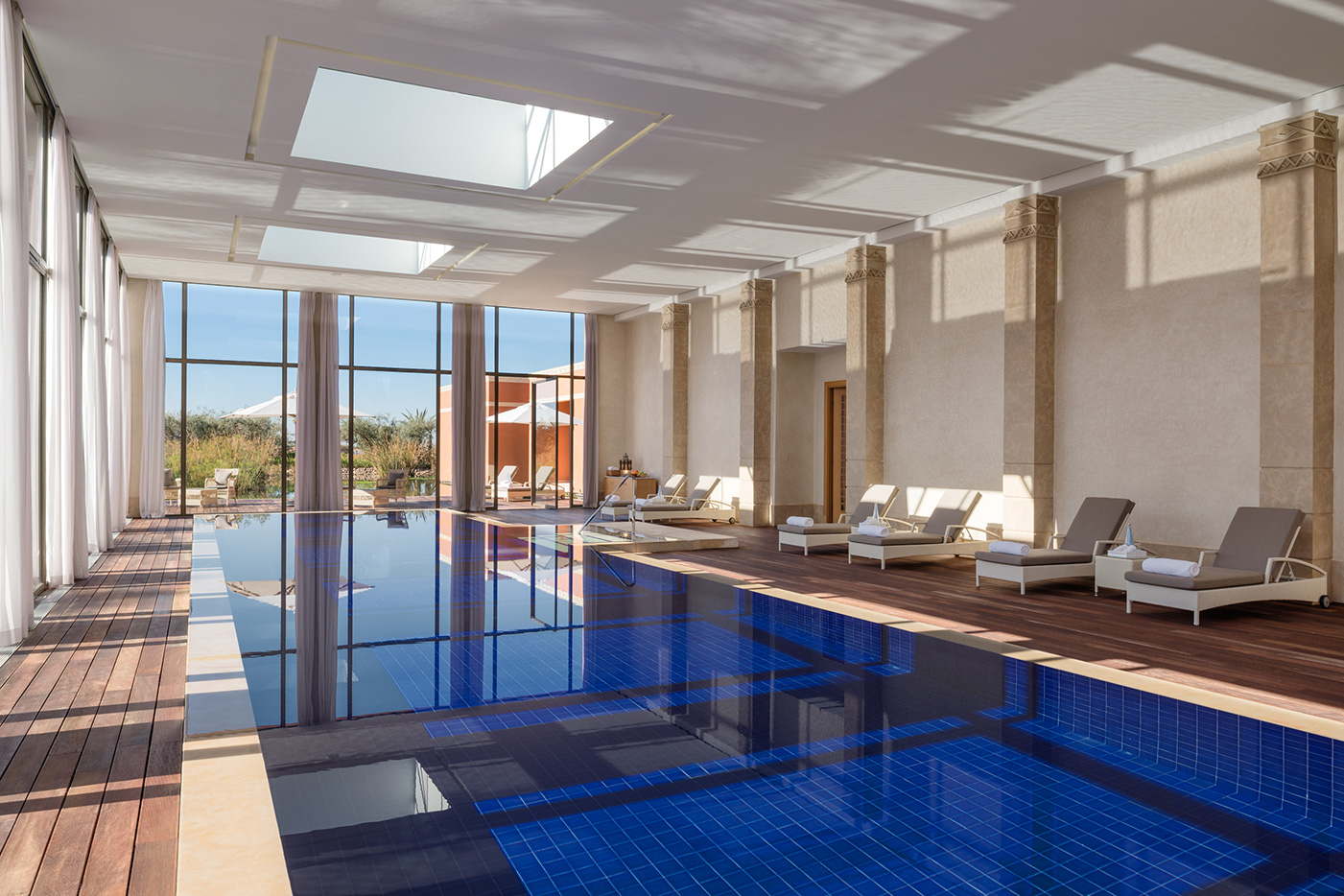 Luxus-Hotelvilla beheizbarer Pool Butlerservice Marrakech Marokko