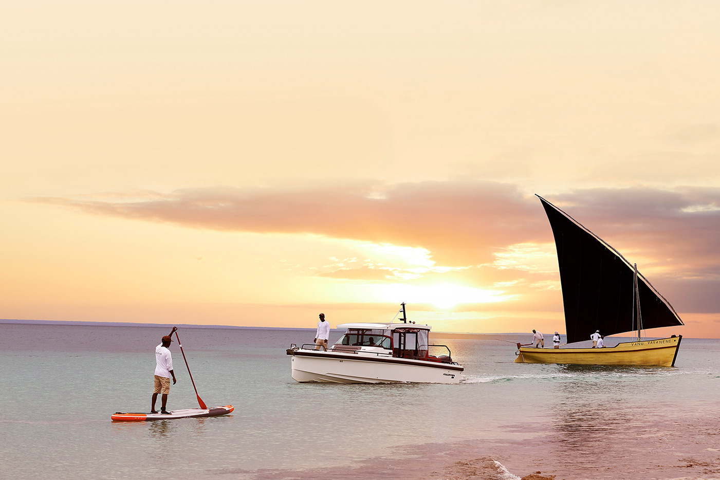 Luxusresort-private Bungalows mit eigenem Strand und Pool-Mosambik Benguerra Island