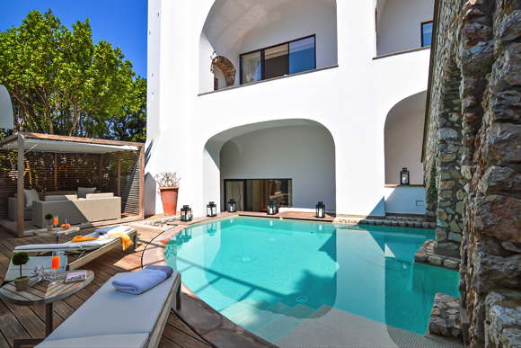 Luxusvilla mit Personal mit zwei Pools und SPA in Italien-Campanien-Capri