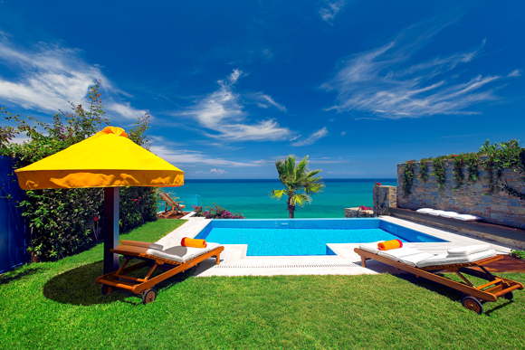 Luxusvilla-Pool-am Strand-Villenresort Griechenland-Ionische Inseln-Zakynthos