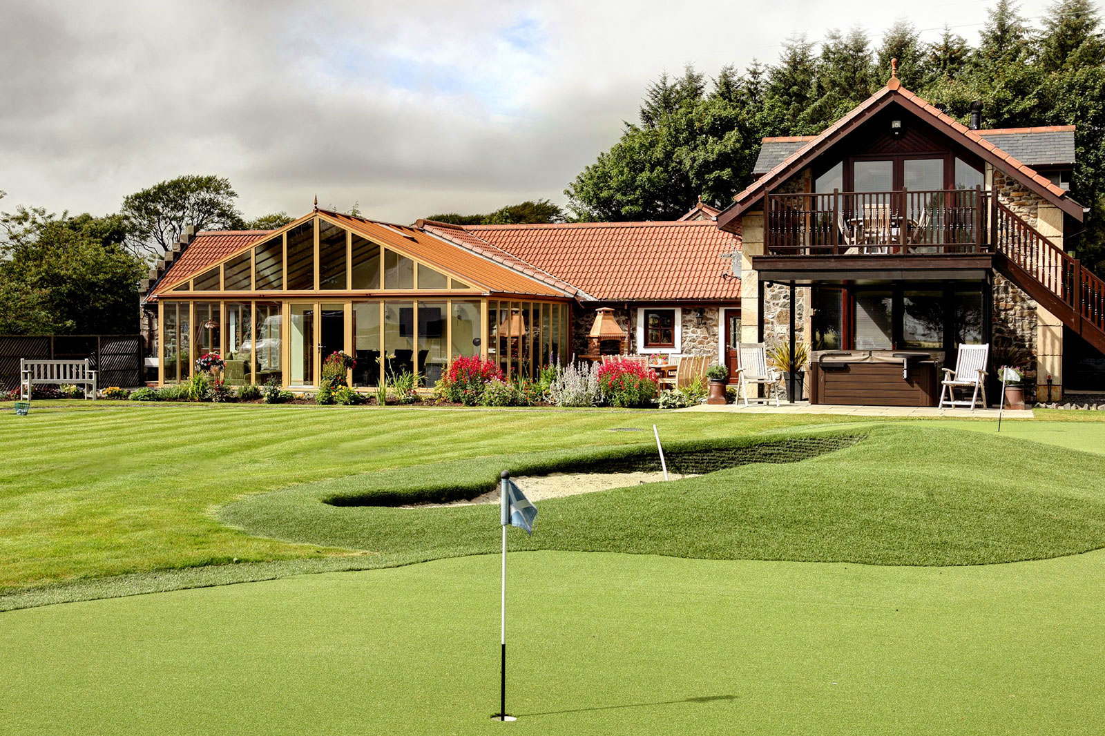 Luxusvilla-Landhaus-Golf-Übungsplatz-Driving Range-St. Andrews-Schottland