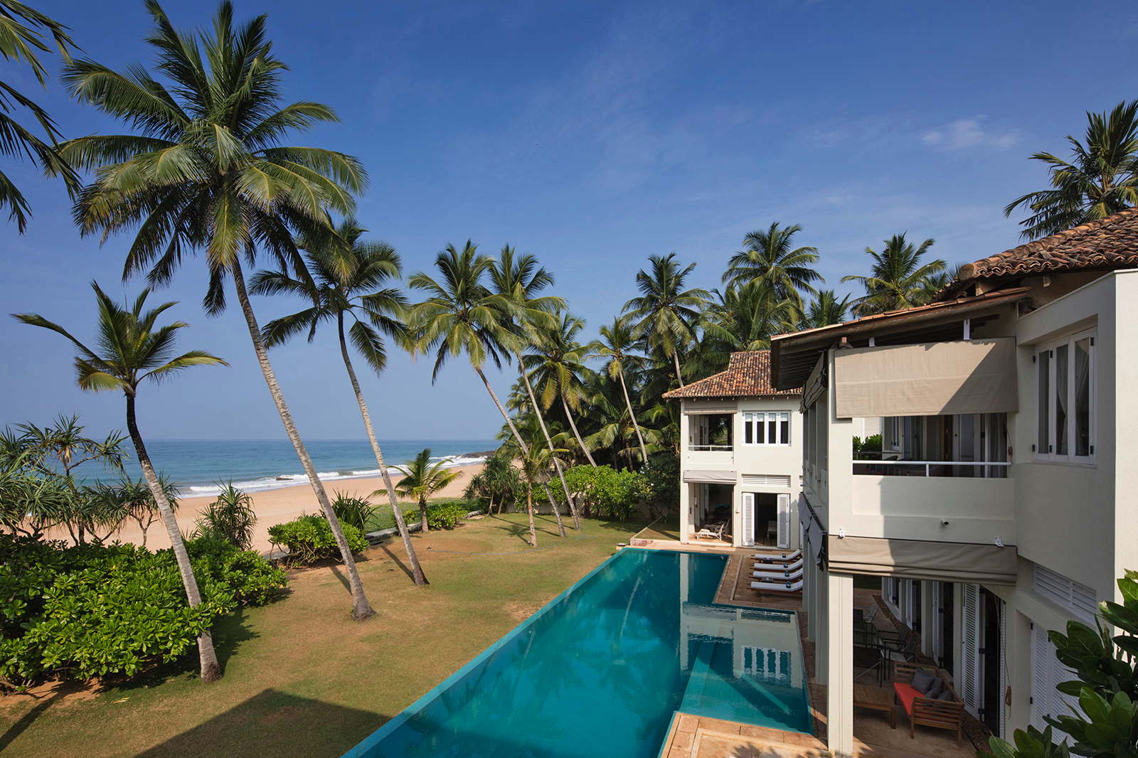 Ferienvilla am Strand mieten-Villa mit Pool und Service-Sri Lanka-Induruwa